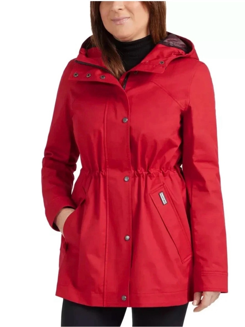 Hunter Ladies Water Resistant Cotton Smock Rain Jacket Size XL - C11-694